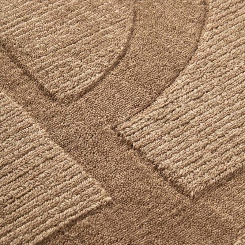 The Rugs Hand-Woven Wool Rug - Elegant Abstract Designs