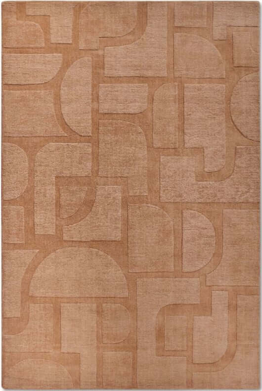 The Rugs Hand-Woven Wool Rug - Elegant Abstract Designs