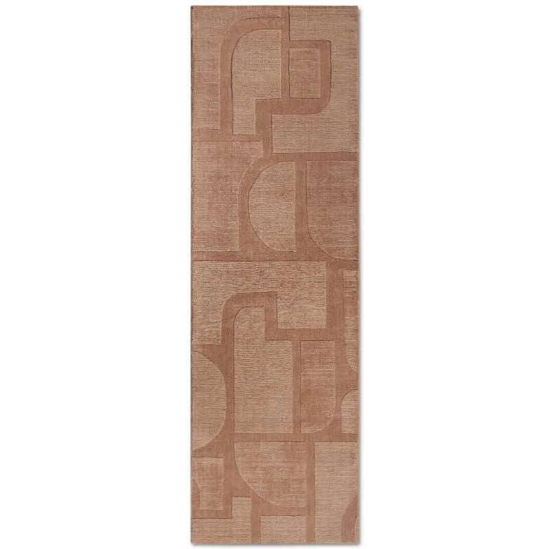 The Rugs Hand-Woven Wool Rug - Elegant Abstract Designs