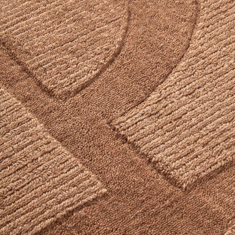 The Rugs Hand-Woven Wool Rug - Elegant Abstract Designs