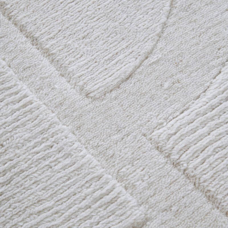 The Rugs Hand-Woven Wool Rug - Elegant Abstract Designs