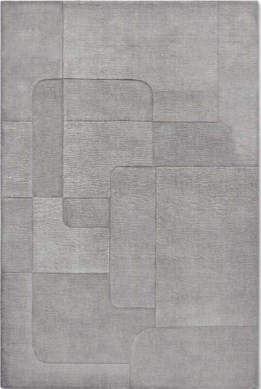 The Rugs Handwoven Abstract Design Wool Rug