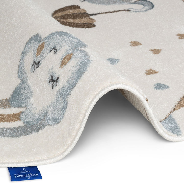 Kids Round Walk like an Elephant Rainbow Rug, Easy to clean | THE RUGS