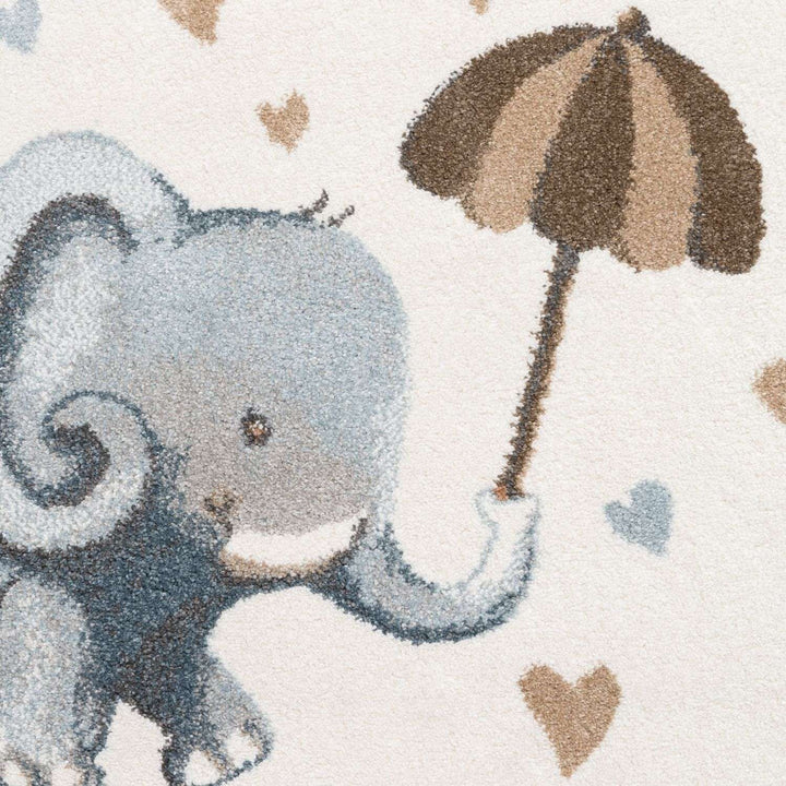 Kids Round Walk like an Elephant Rainy Rug, sound-absorbing, easy to clean| THE RUGS