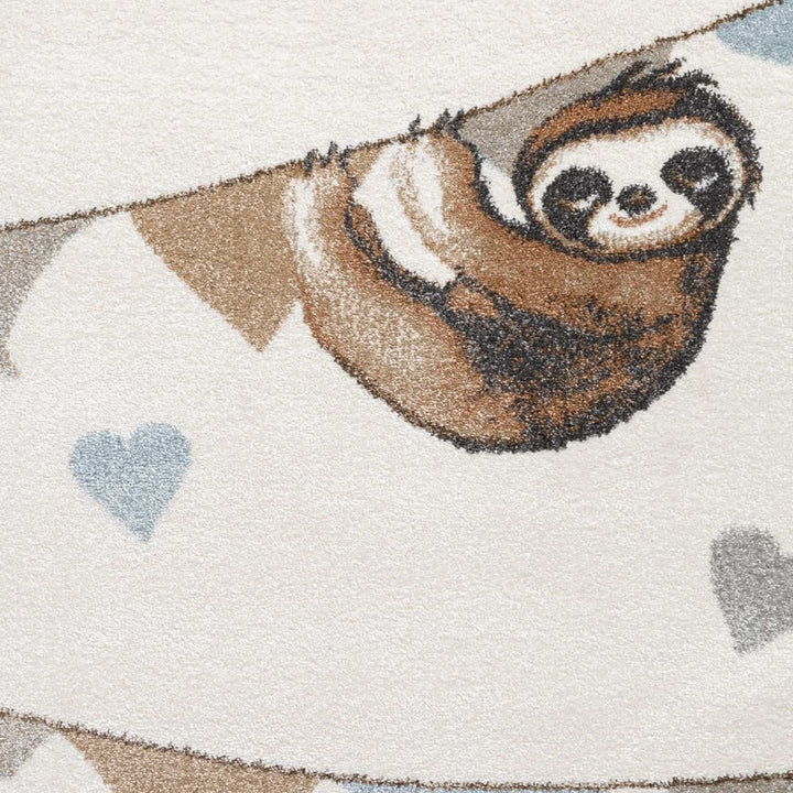 Boho Kids Walk like an Elephant Rainbow Party Rug