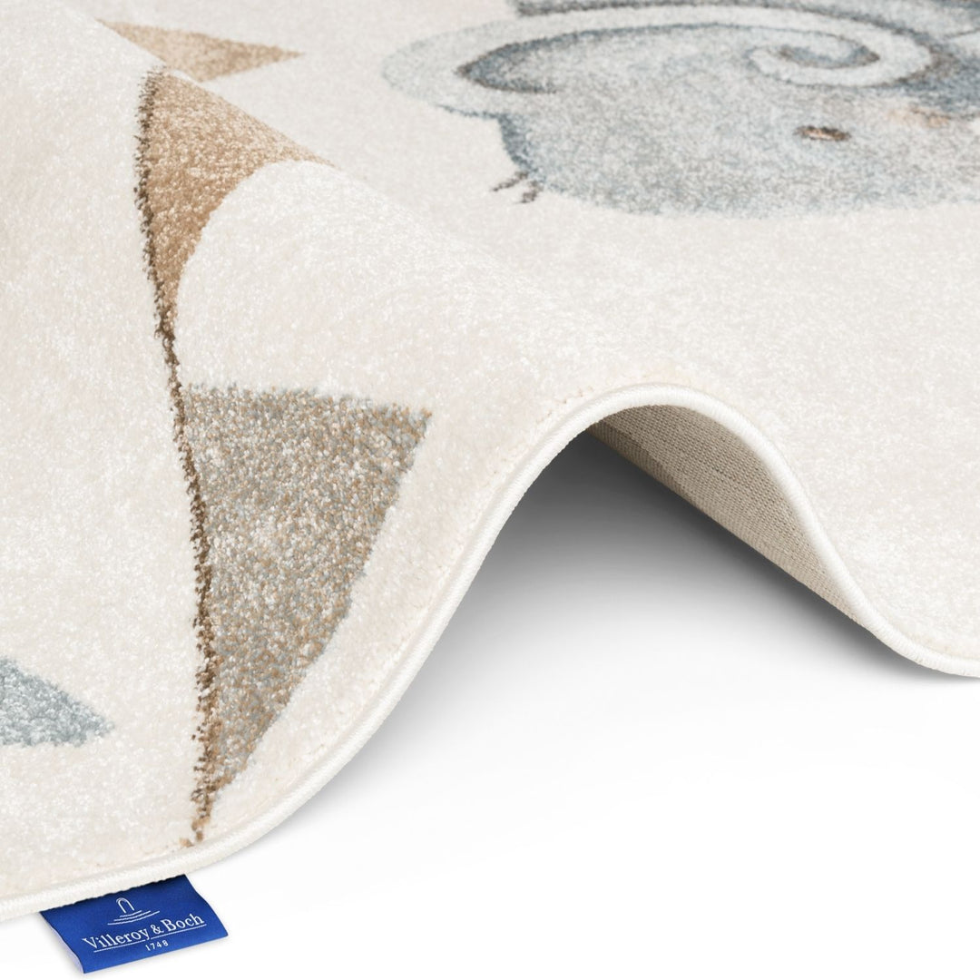 Boho Kids Walk like an Elephant Rainbow Party Rug