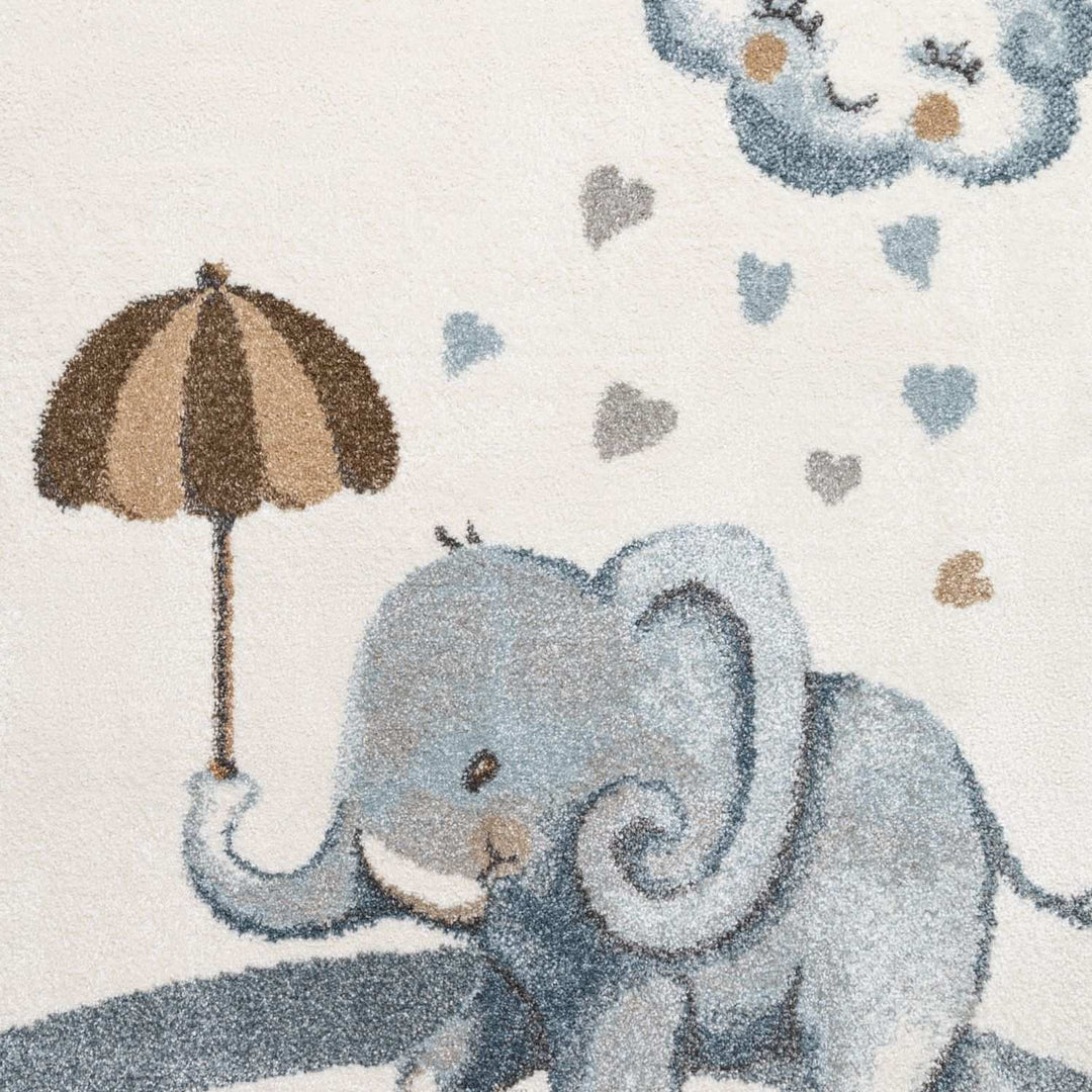 Kids Walk like an Elephant Rainy Party Rug, Heat-insulating, Soft pile | THE RUGS