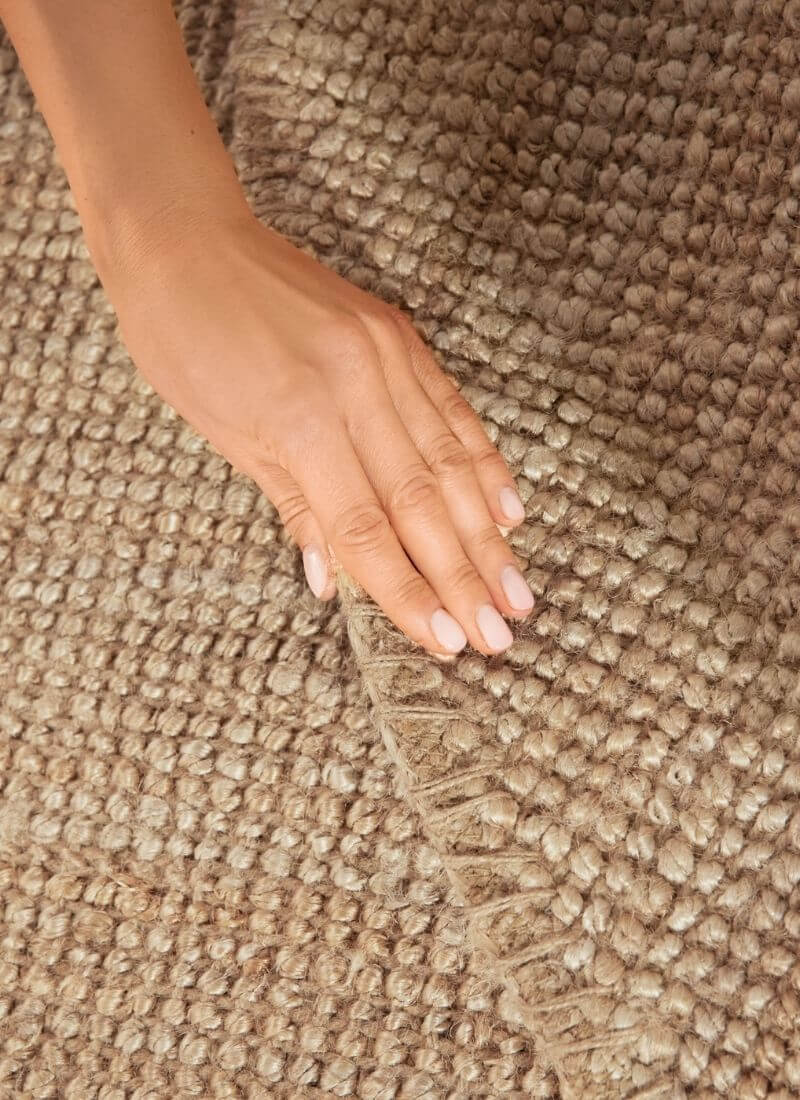 The Rugs Natural Handwoven Jute Rug - Quality & Sustainable