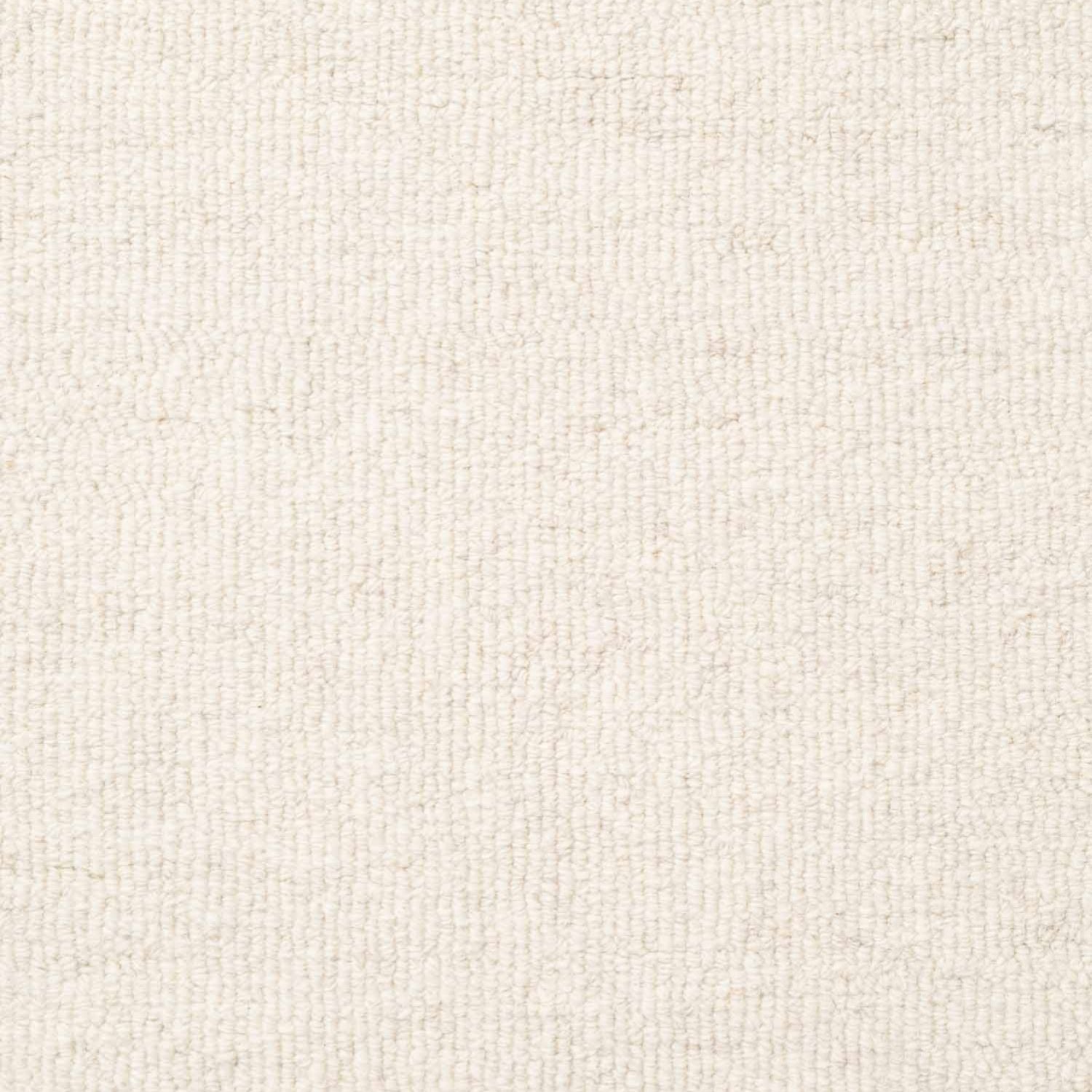 Fine Boucle Wool Rug Knots Natural White sound-absorbing, durable pile.