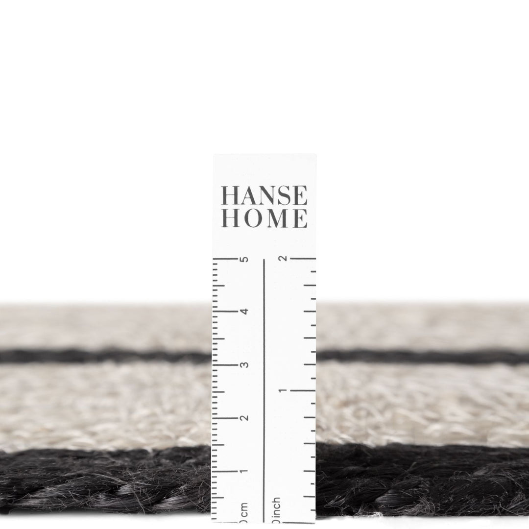 Hanse Home rug with a measurement scale showing dimensions.