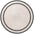 Round rug with black border on a white background