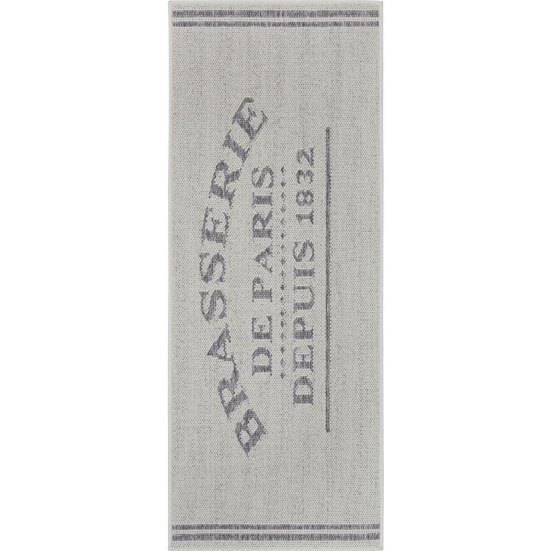 Kitchen Brasserie de Paris Runner Flatweave Rug