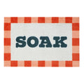 Bathroom Bright Soak Border Mat
