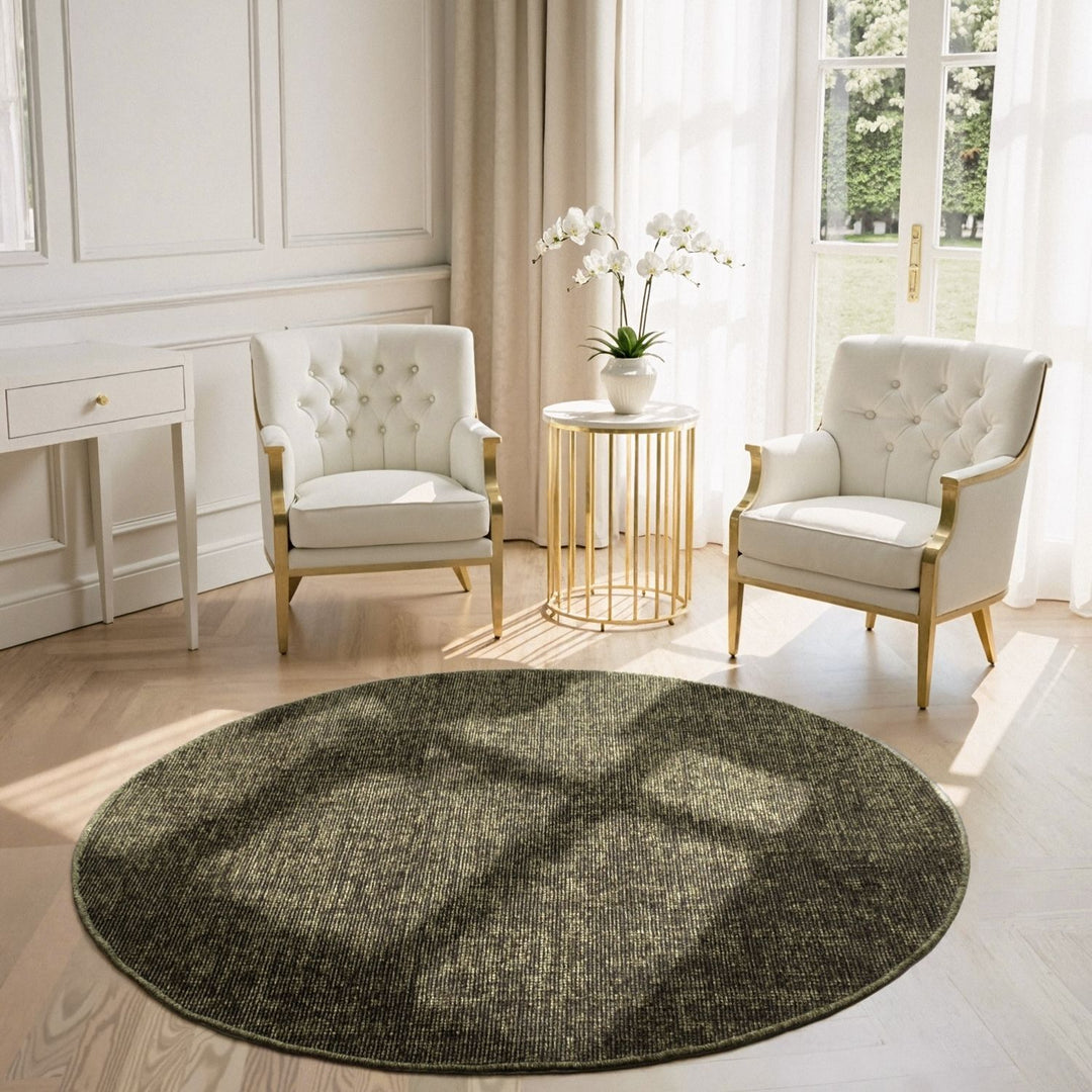 Brilliance Short Pile Green Rug | THE RUGS