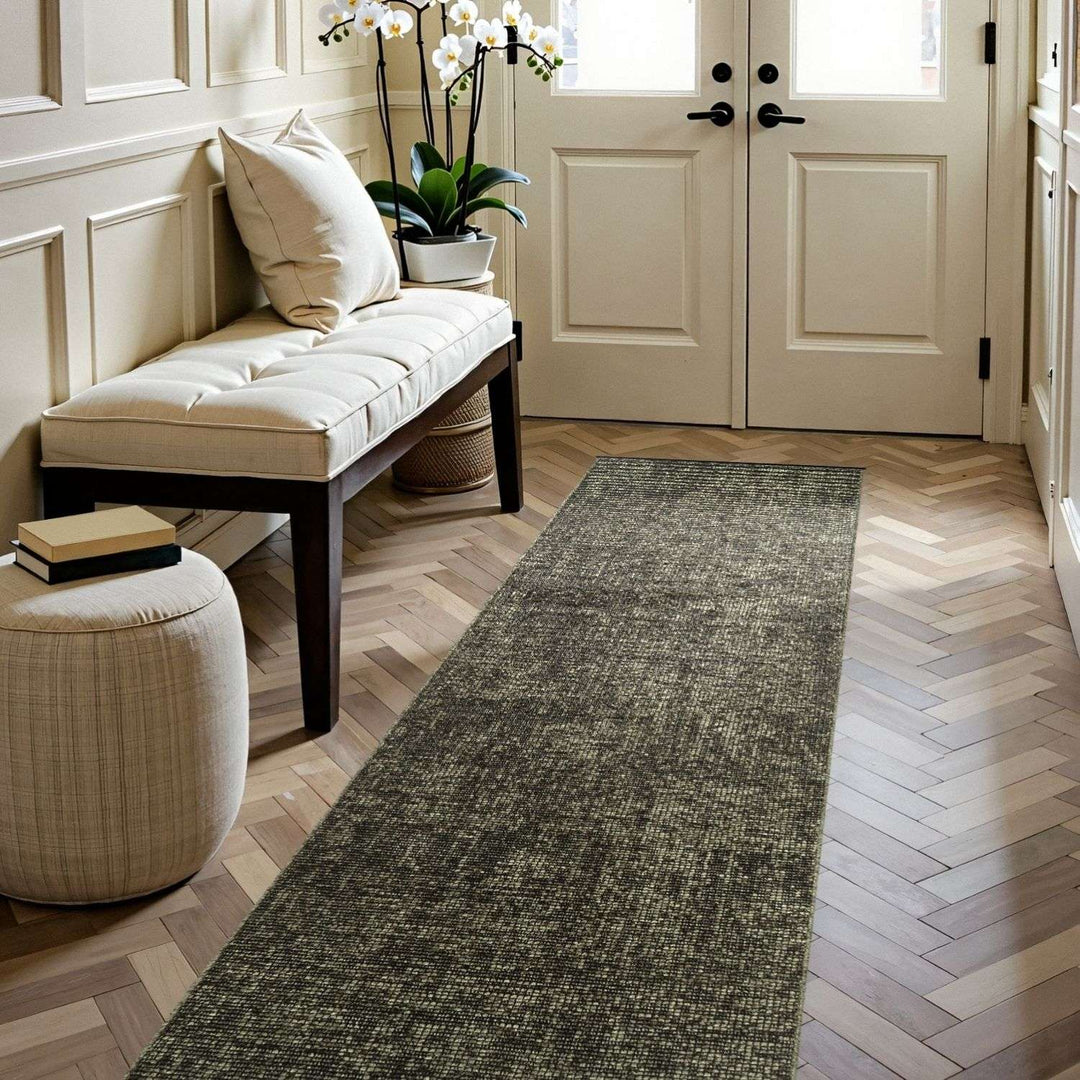 Brilliance Short Pile Green Rug | THE RUGS