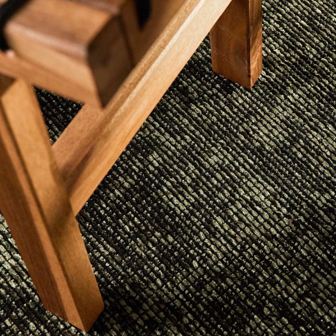 Brilliance Short Pile Green Rug | THE RUGS