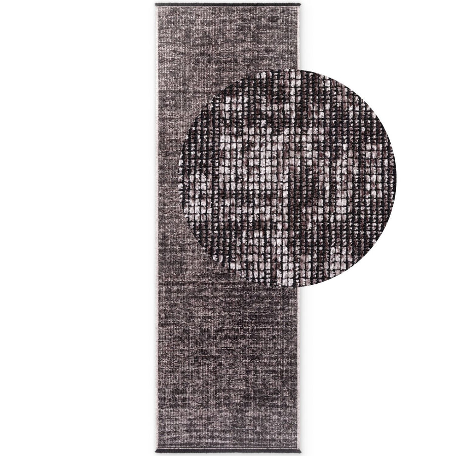 Brilliance Short Pile Brown Rug, abstract design, soft pile| THE RUGS