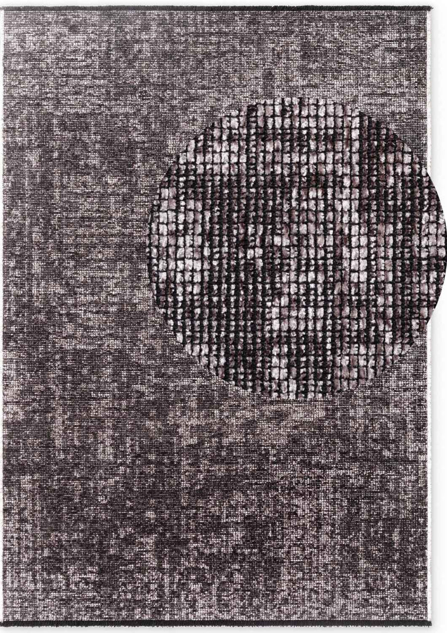 Brilliance Short Pile Brown Rug, abstract design, soft pile| THE RUGS