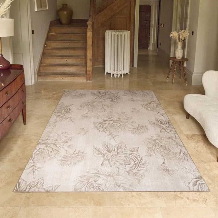 Eco-Washable British Garden Nature Rug