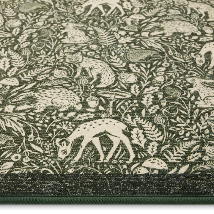 Eco-Washable British Garden Nature Rug