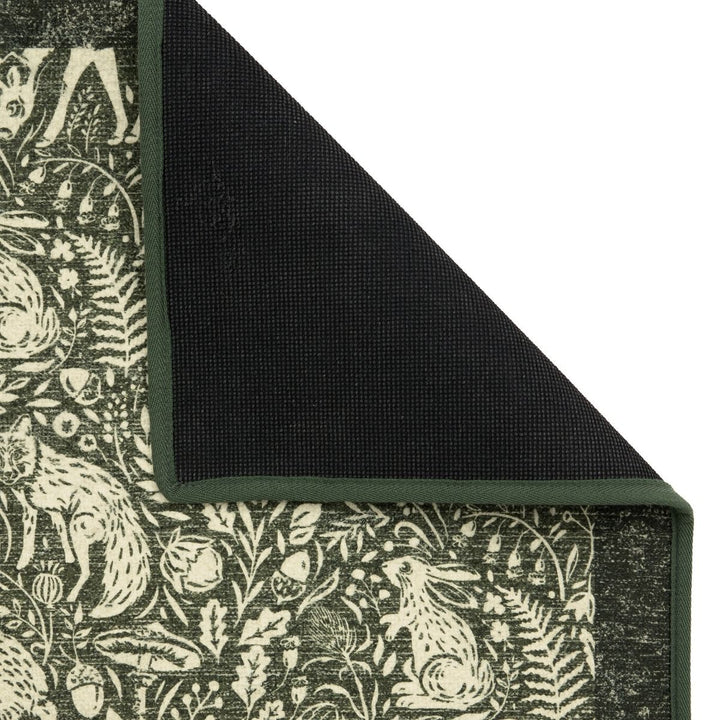 Eco-Washable British Garden Nature Rug