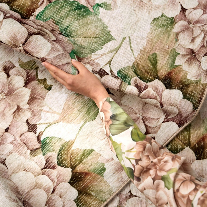 Eco-Washable British Garden Nature Rug