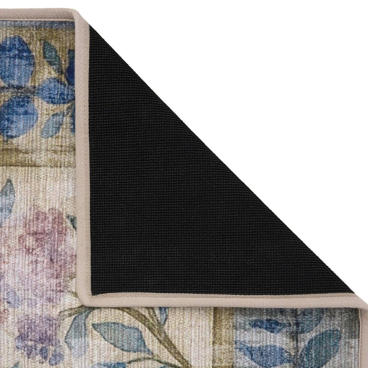 Eco-Washable Gardens Lady Rose Rug stain-resistant | The Rugs