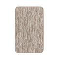Washable Broken Striped Beige Mat or Runner