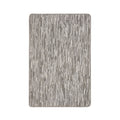Washable Broken Striped Grey Mat or Runner
