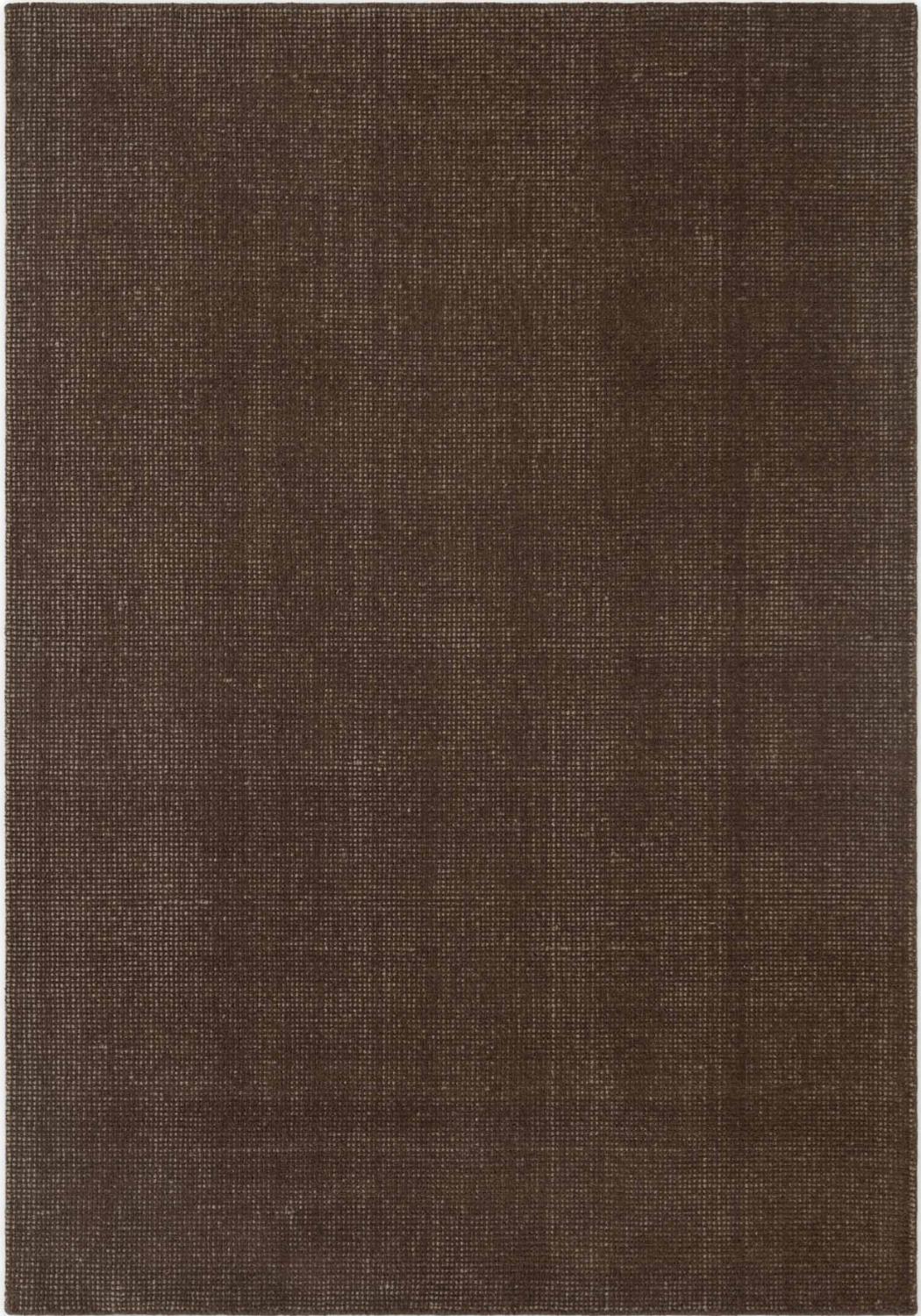 Brown textured rug