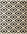 Design Velours Panel Diamond Rug Modern Black & White