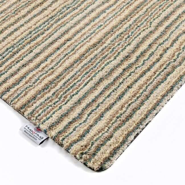 The Rugs Eco-Friendly Washable Striped Indoor Mat | UK Made