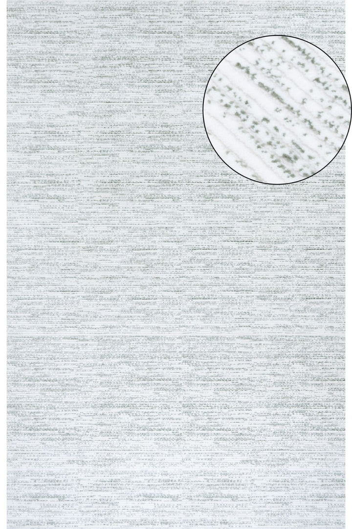 Carmel Green colour rug, striped design, soft durable pile, stain-resistant, easy-care.