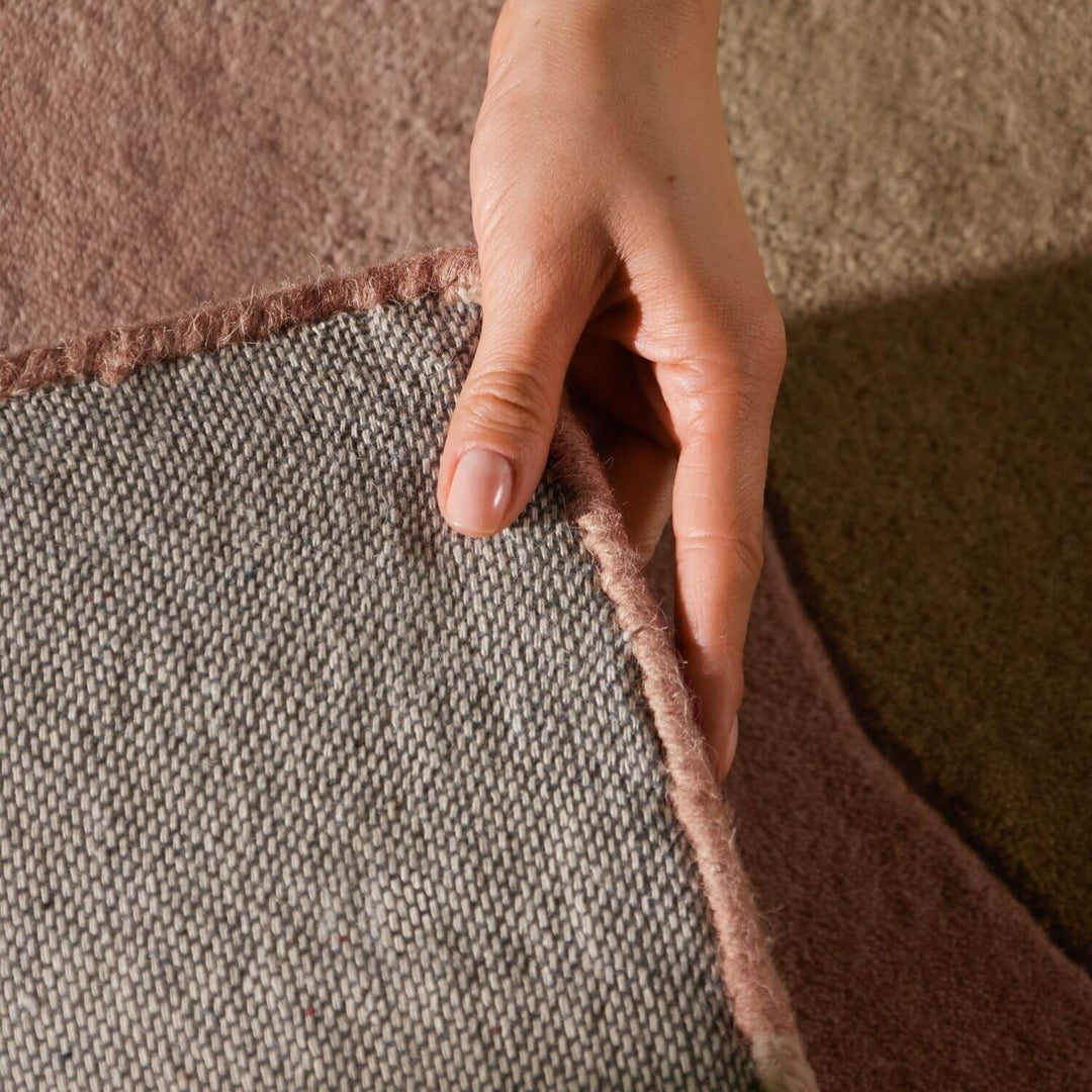 Ted Baker Chelsea Wool Rug Cream Multicolour, easy care, heat insulting, cotton backing, hand-made.