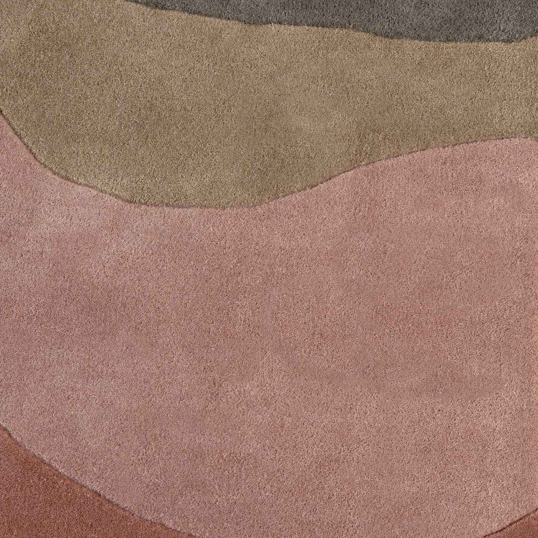 Ted Baker Chelsea Wool Rug Cream Multicolour, easy care, heat insulting, cotton backing, hand-made.