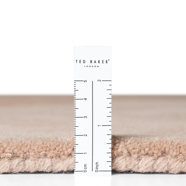 Ted Baker Chelsea Wool Rug Cream Multicolour, easy care, heat insulting, cotton backing, hand-made.