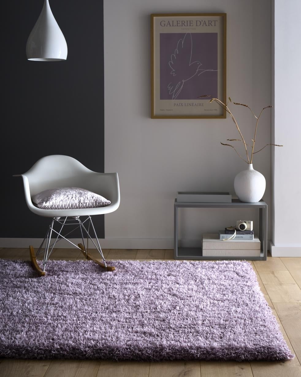 Chicago Lavender Shaggy Rug