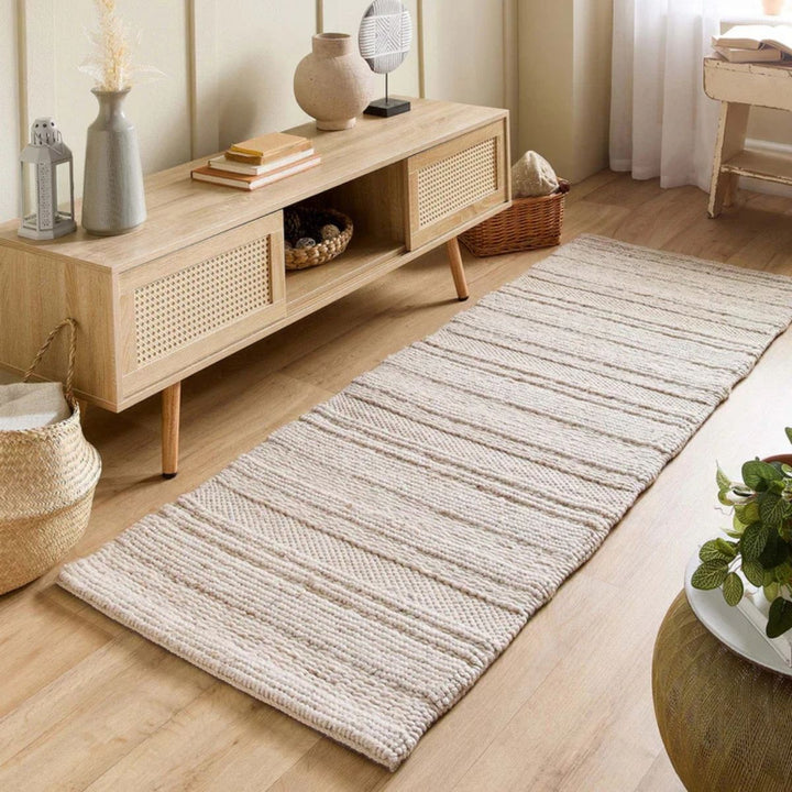 Chunky Knit Wool Rug