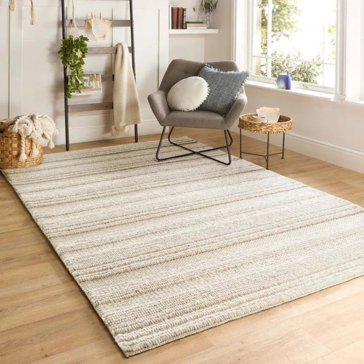Chunky Knit Wool Rug
