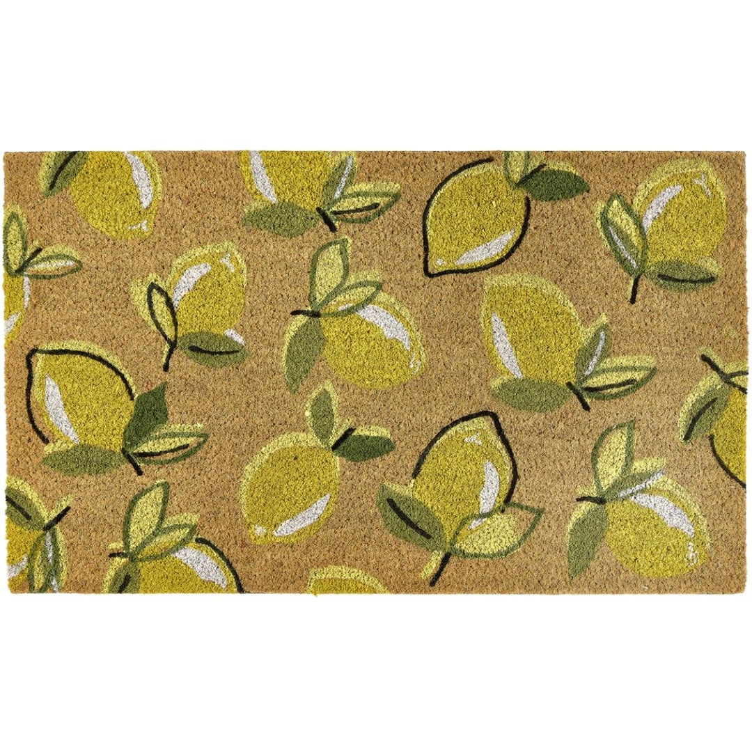 Colourful Natural Coir Doormat - 45x75 cm