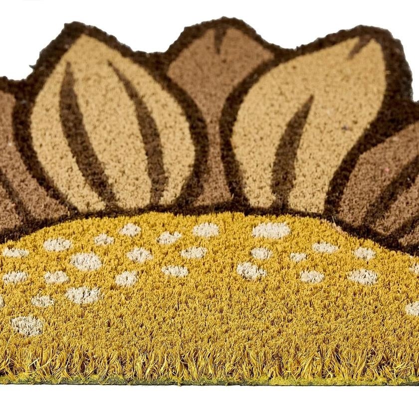 Colourful Natural Coir Doormat - 45x75 cm