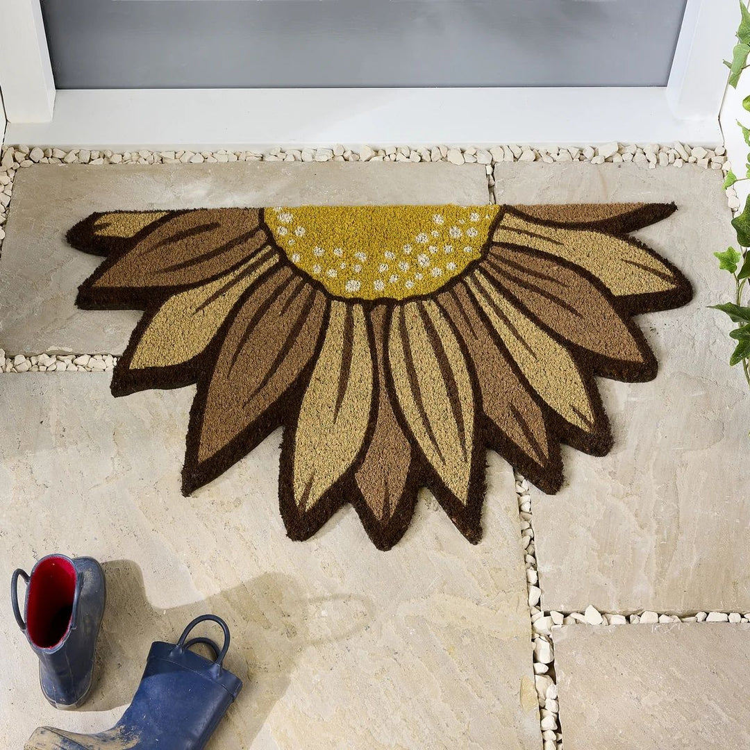 Colourful Natural Coir Doormat - 45x75 cm