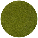 Premium Shaggy Rug Plain Green Rectangle Shape | The Rugs