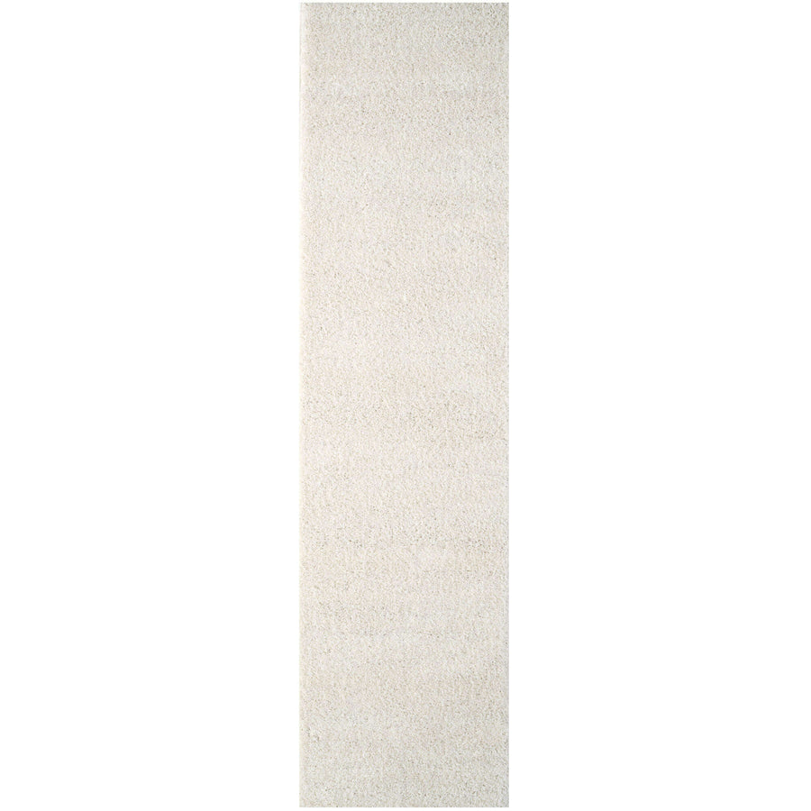 The Rugs Area Rug - Modern Luxury Shaggy Rug Solid White