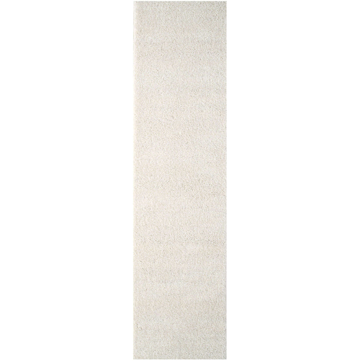 The Rugs Area Rug - Modern Luxury Shaggy Rug Solid White