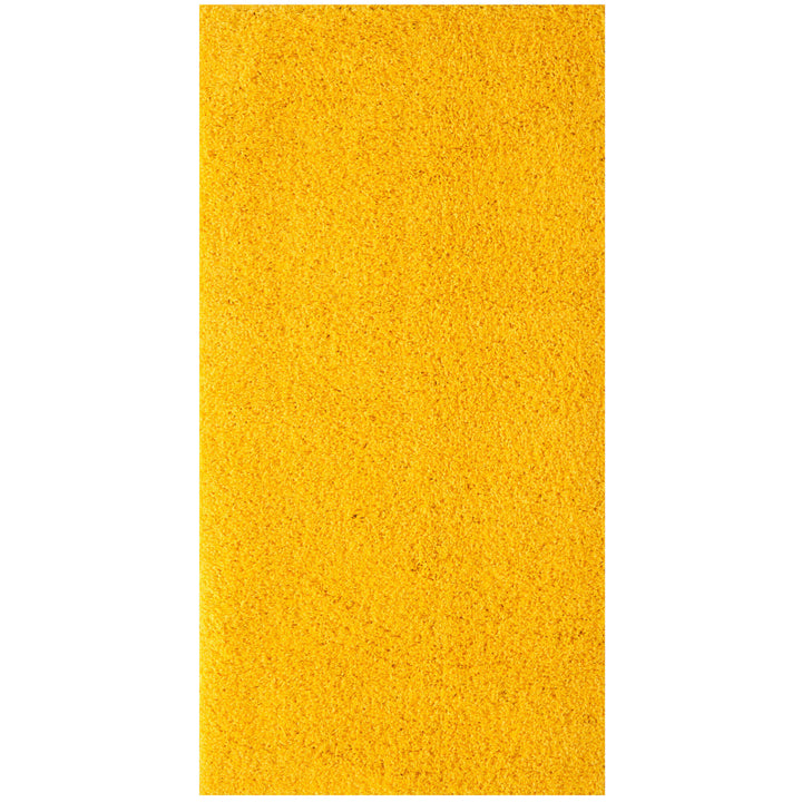Premium Shaggy Rug Plain Yellow Rectangle Shape | The Rugs