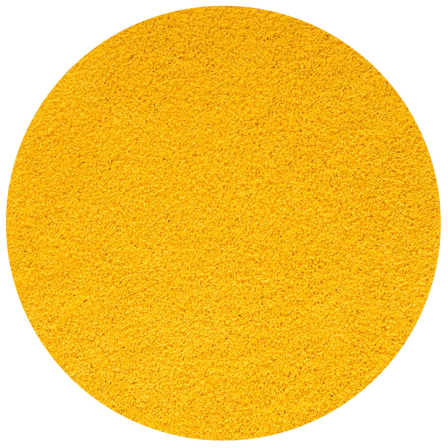 The Rugs Area Rug - Modern Luxury Shaggy Rug Solid Yellow