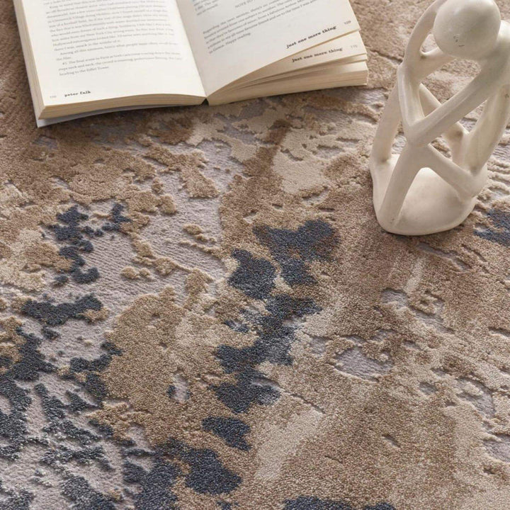 Cosimo Blue/Grey Distressed Modern Rug | Vintage | The Rugs
