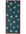 Swimming Ducks mat teal washable, ultra-absorbent, non-slip.