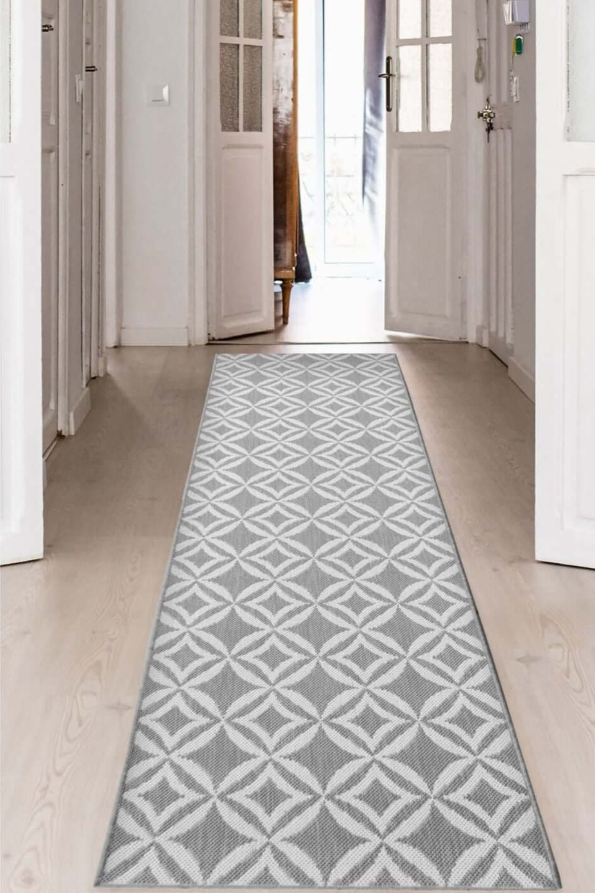 County Geo Grey Indoor & Outdoor Rug